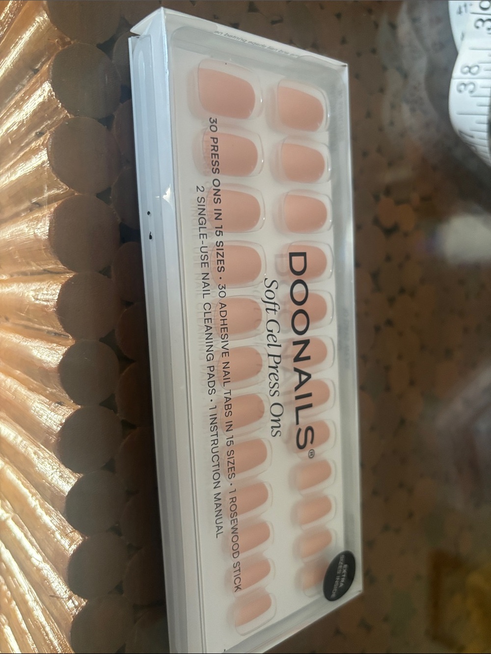 Doonails Soft Gel Press Ons in Blush Pink - 30 Pack